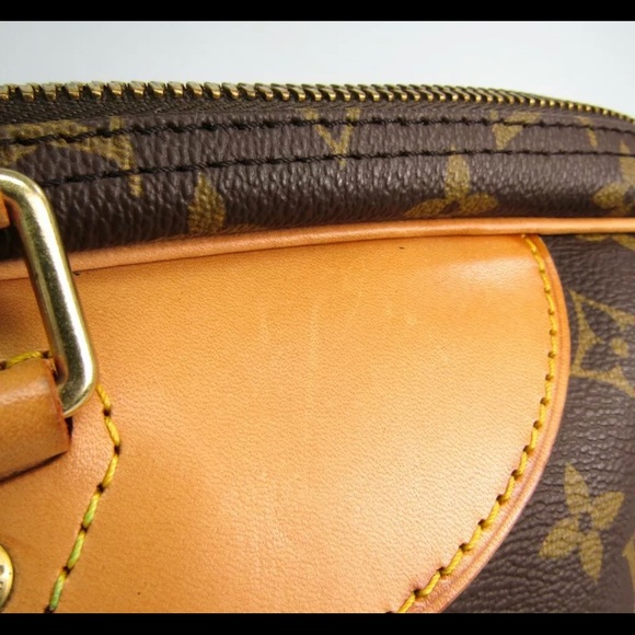 Louis Vuitton Travel Bag M41392 Alize 2 Poches Brown Monogram. - Picture 4 of 12